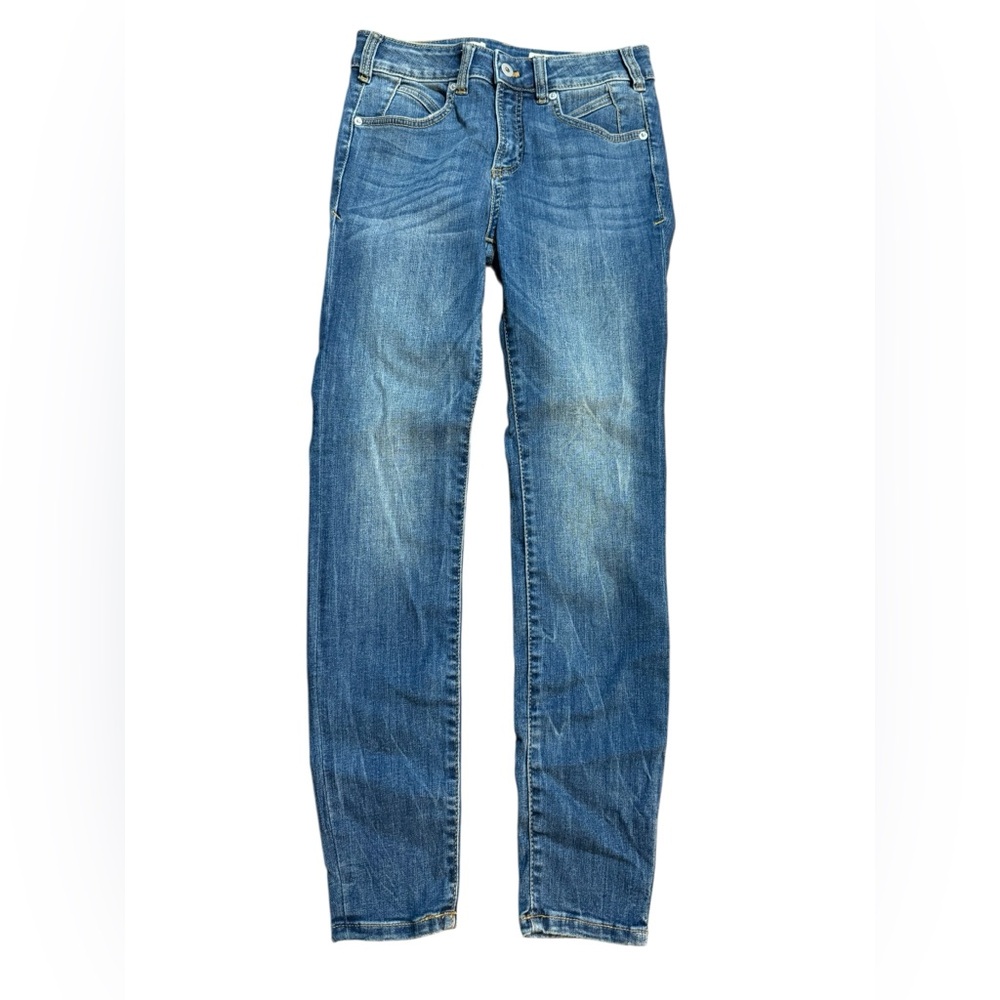 Anthropologie‎ Pilcro High-rise Denim Legging Sz 26 Flattering Fit Comfy Stretch
